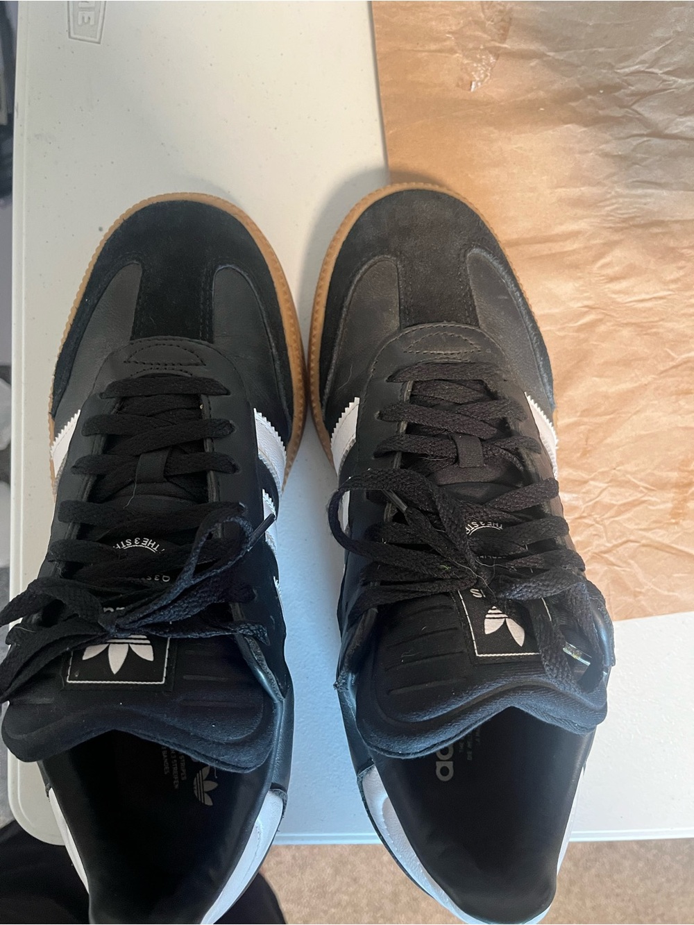 adidas Samba XLG Sneakers - Black/White/Gum